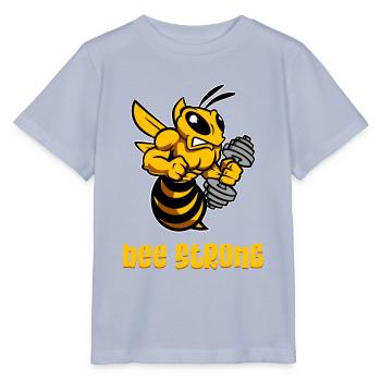 Bee strong - T-shirt bio MINI CREATOR Stanley/Stella Enfant - lavande-violet - Devant - Braiden (125cm)
