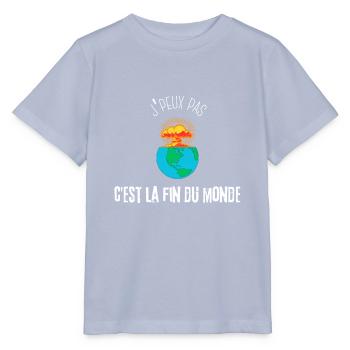 J'peux pas, c'est la fin du monde - T-shirt bio MINI CREATOR Stanley/Stella Enfant - lavande-violet - Devant - Braiden (125cm)
