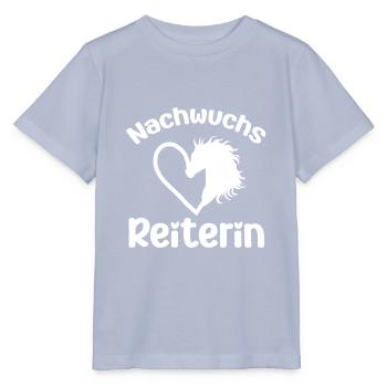 Nachwuchs Reiterin Baby Party Reiten Pferde Pferd - Stanley/Stella Kinder T-Shirt MINI CREATOR  - Lavendel-Violett - Vorne - Braiden (125cm)