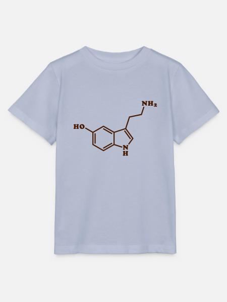 Chemische Summenformel für Serotonin - Stanley/Stella Kinder T-Shirt MINI CREATOR - Lavendel-Violett