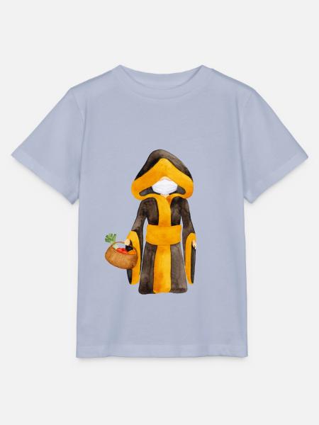 Münchner Kindl mit Maske und Einkaufskorb - Stanley/Stella Kinder T-Shirt MINI CREATOR  - Lavendel-Violett