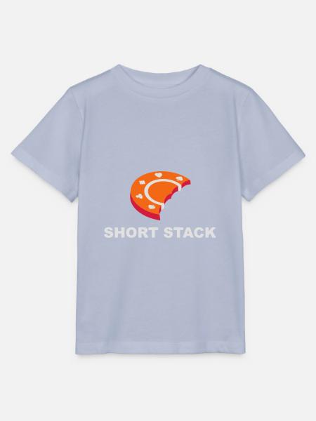 Poker Pattern Short Stack - Stanley/Stella Kinder T-Shirt MINI CREATOR - Lavendel-Violett