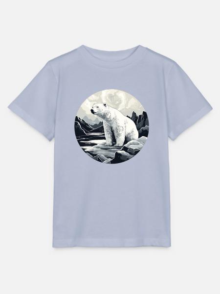 Eisbär - Stanley/Stella Kinder T-Shirt MINI CREATOR  - Lavendel-Violett