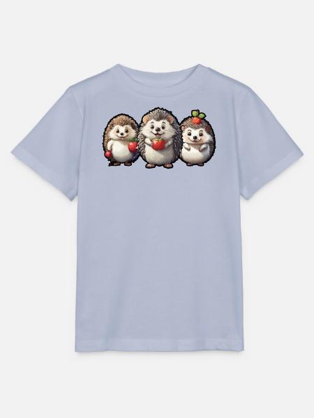 Igel mit Äpfeln - Herbst Saison - DIGITAL - Stanley/Stella Kinder T-Shirt MINI CREATOR  - Lavendel-Violett