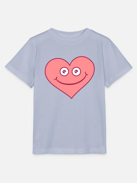 Happy Heart - Stanley/Stella Kinder T-Shirt MINI CREATOR - Lavendel-Violett