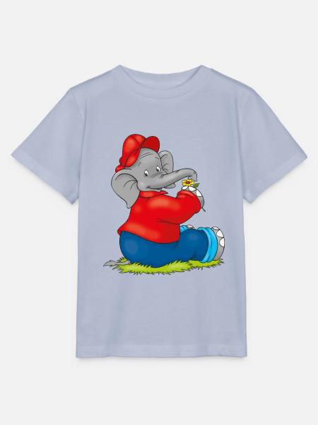 Benjamin Blümchen sitzt auf der Wiese - Stanley/Stella Kinder T-Shirt MINI CREATOR - Lavendel-Violett
