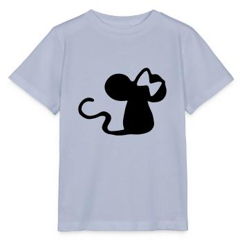 Mouse with a bow - mouse gift idea - mouse - Stanley/Stella MINI CREATOR Kids’ T-Shirt - lavender-violet - Front - Braiden (125cm)