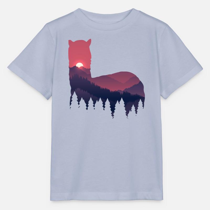 Lama - T-shirt bio MINI CREATOR Stanley/Stella Enfant - lavande-violet