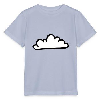 Cloud at the sky - vector - Stanley/Stella MINI CREATOR Kids’ T-Shirt - lavender-violet - Front - Braiden (125cm)
