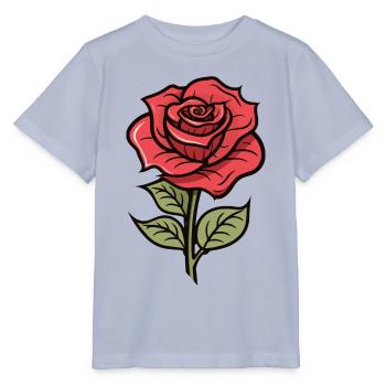 Rose Liebe Blume - Stanley/Stella Kinder T-Shirt MINI CREATOR  - Lavendel-Violett - Vorne - Braiden (125cm)