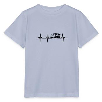 Herzschlag Truck Humor Truck Truck Fahrer - Stanley/Stella Kinder T-Shirt MINI CREATOR  - Lavendel-Violett - Vorne - Braiden (125cm)