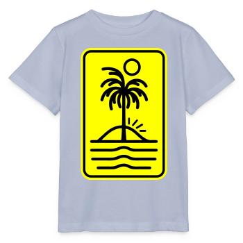 Palm Island Holidays - Stanley/Stella MINI CREATOR Kids’ T-Shirt - lavender-violet - Front - Braiden (125cm)