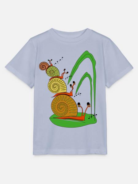 schnecken gesang - Stanley/Stella Kinder T-Shirt MINI CREATOR - Lavendel-Violett