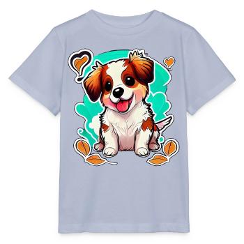 Chien mignon: coup de foudre - T-shirt bio MINI CREATOR Stanley/Stella Enfant - lavande-violet - Devant - Braiden (125cm)
