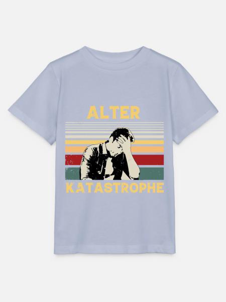 Retro Vintage Lustiger Spruch - Alter Katastrophe - Stanley/Stella Kinder T-Shirt MINI CREATOR - Lavendel-Violett
