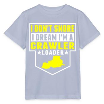I Don't Snore, I'm Crawler Loader - Stanley/Stella MINI CREATOR Kids’ T-Shirt - lavender-violet - Front - Braiden (125cm)