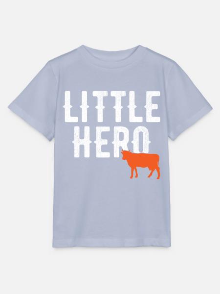 Kleiner Held - Niedliche Tierkuh - Stanley/Stella Kinder T-Shirt MINI CREATOR - Lavendel-Violett