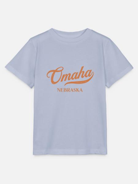 Retro USA Nebraska Vintage Omaha - Stanley/Stella Kinder T-Shirt MINI CREATOR - Lavendel-Violett