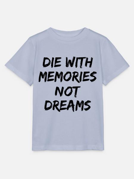 Die with Memories not Dreams Geschenk - Stanley/Stella Kinder T-Shirt MINI CREATOR - Lavendel-Violett