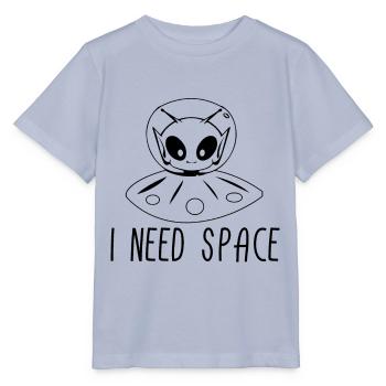 Alien I Need Space Aliens UFO Gift - Stanley/Stella MINI CREATOR Kids’ T-Shirt - lavender-violet - Front - Braiden (125cm)