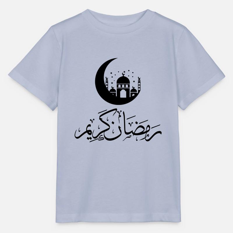 Ramadan Kareem Mubarak Arab Moon Mosque - Stanley/Stella MINI CREATOR Kids’ T-Shirt - lavender-violet