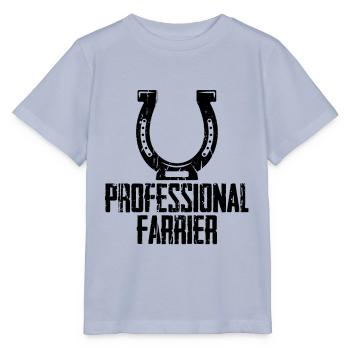 Professional farrier hoof shoeing - Stanley/Stella MINI CREATOR Kids’ T-Shirt - lavender-violet - Front - Braiden (125cm)