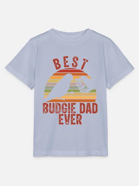 Bester Wellensittich-vater Aller Zeiten - Stanley/Stella Kinder T-Shirt MINI CREATOR - Lavendel-Violett