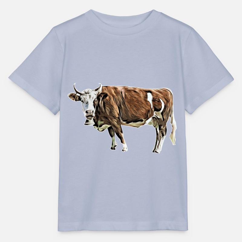 Kuh - Stanley/Stella Kinder T-Shirt MINI CREATOR - Lavendel-Violett