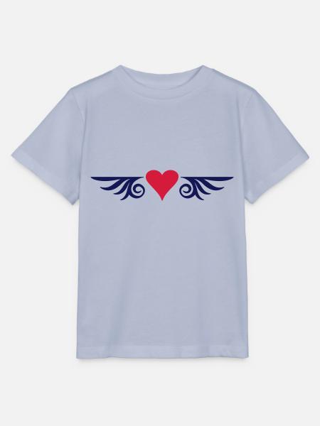 Flügelherz - Stanley/Stella Kinder T-Shirt MINI CREATOR - Lavendel-Violett