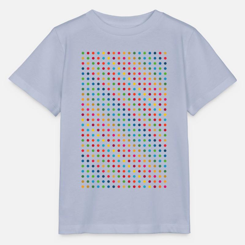 Conception de points colorés - T-shirt bio MINI CREATOR Stanley/Stella Enfant - lavande-violet