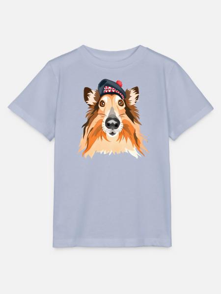 Schottischer Collie - Stanley/Stella Kinder T-Shirt MINI CREATOR - Lavendel-Violett