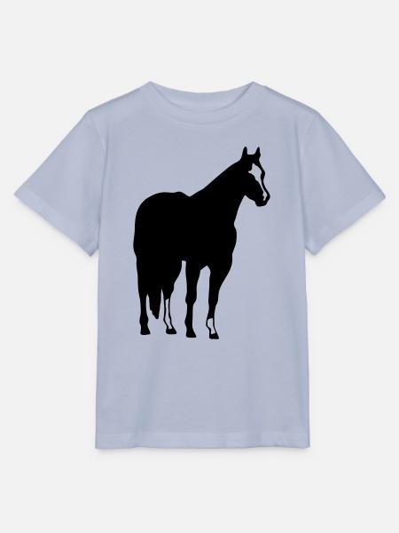 Quarterhorse Silhouette - Stanley/Stella Kinder T-Shirt MINI CREATOR - Lavendel-Violett