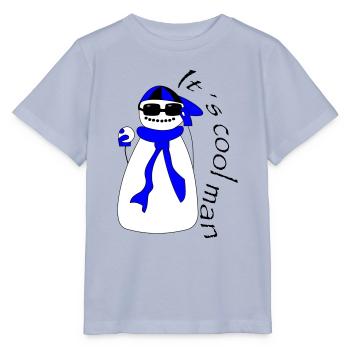 It s cool man - Stanley/Stella Kinder T-Shirt MINI CREATOR  - Lavendel-Violett - Vorne - Braiden (125cm)