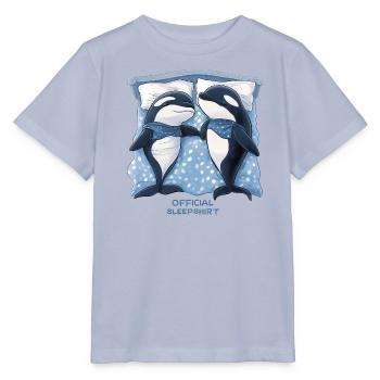 Orca offizielles Schlafshirt - Stanley/Stella Kinder T-Shirt MINI CREATOR  - Lavendel-Violett - Vorne - Braiden (125cm)