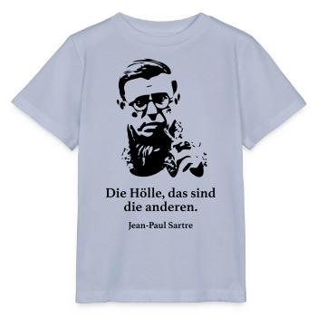 Sartre: Die Hölle, das sind die anderen. - Stanley/Stella Kinder T-Shirt MINI CREATOR  - Lavendel-Violett - Vorne - Braiden (125cm)