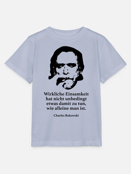 Bukowski: Wirkliche Einsamkeit hat nicht unbeding - Stanley/Stella Kinder T-Shirt MINI CREATOR  - Lavendel-Violett