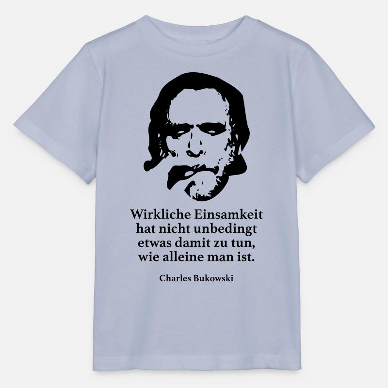 Bukowski: réel solitude n'a pas été inflexibles - T-shirt bio MINI CREATOR Stanley/Stella Enfant - lavande-violet
