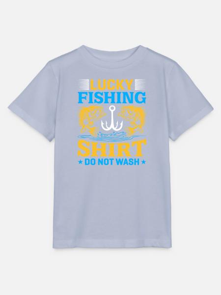 Lucky Fishing T-shirt - Stanley/Stella Kinder T-Shirt MINI CREATOR  - Lavendel-Violett