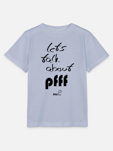Lets talk about - Stanley/Stella Kinder T-Shirt MINI CREATOR  - Lavendel-Violett