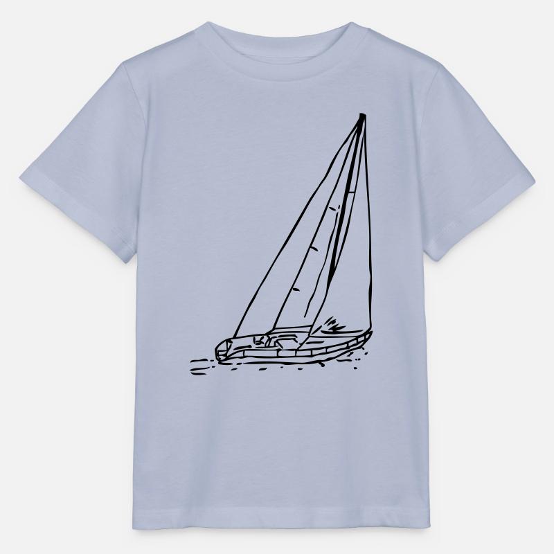 sailboat1 - Stanley/Stella Kinder T-Shirt MINI CREATOR  - Lavendel-Violett