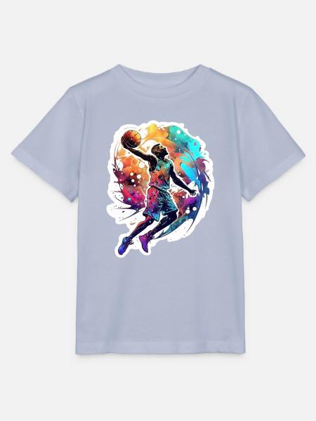 Basketballspieler - Stanley/Stella Kinder T-Shirt MINI CREATOR - Lavendel-Violett
