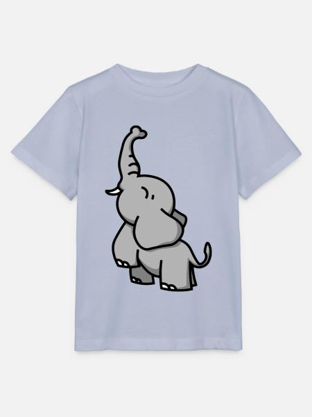Elefant - Elephant - éléphant - Stanley/Stella Kinder T-Shirt MINI CREATOR  - Lavendel-Violett