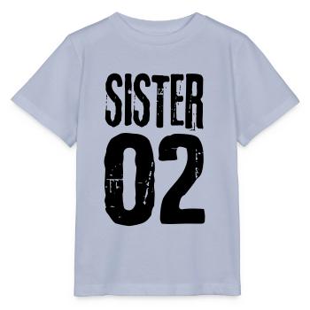 Sister 01 Schwester 02 Schwestern Freundinnen cool - Stanley/Stella Kinder T-Shirt MINI CREATOR  - Lavendel-Violett - Vorne - Braiden (125cm)