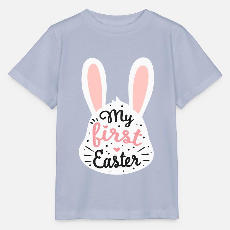 My first Easter - Stanley/Stella MINI CREATOR Kids’ T-Shirt - lavender-violet