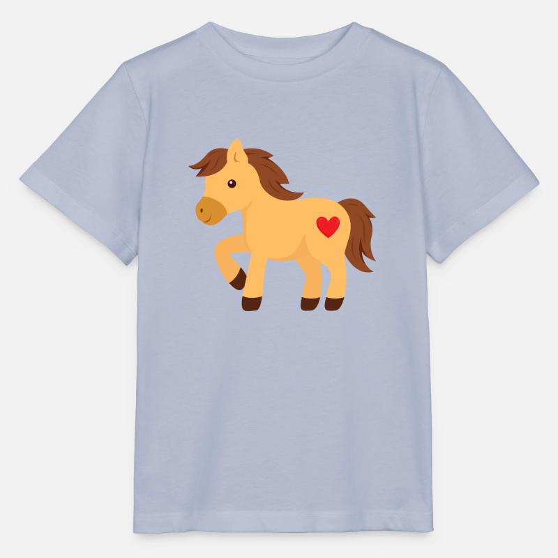 Pony Kinder Mädchen - Stanley/Stella Kinder T-Shirt MINI CREATOR  - Lavendel-Violett