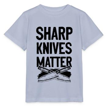 chef chef chef knife spruch - Stanley/Stella MINI CREATOR Kids’ T-Shirt - lavender-violet - Front - Braiden (125cm)
