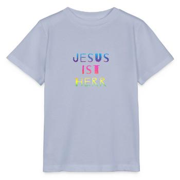 Jesus is Lord, Saves, Christ, Lord, God, Bible - Stanley/Stella MINI CREATOR Kids’ T-Shirt - lavender-violet - Front - Braiden (125cm)