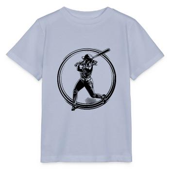 Baseball Silhouette - T-shirt bio MINI CREATOR Stanley/Stella Enfant - lavande-violet - Devant - Braiden (125cm)