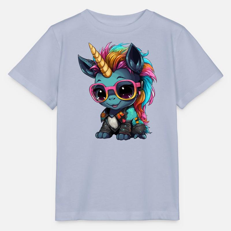 Conception de licorne Punker - T-shirt bio MINI CREATOR Stanley/Stella Enfant - lavande-violet