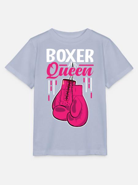 Boxer-Königin - Stanley/Stella Kinder T-Shirt MINI CREATOR  - Lavendel-Violett
